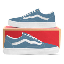 Load image into Gallery viewer, Ti Amo I love you - Exclusive Brand - Grayish Blue - Low Top Flat Sneaker
