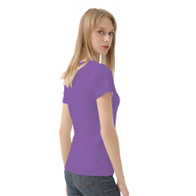 Load image into Gallery viewer, Ti Amo I love you - Exclusive Brand  - Wisteria - Double Purple - Women&#39;s T Shirt - Sizes XS-2XL
