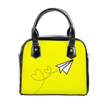 Load image into Gallery viewer, Ti Amo I love you  - Exclusive Brand - Yellow - Paper Airplane - Shoulder Handbag
