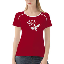 Load image into Gallery viewer, Ti Amo I love you - Exclusive Brand - Christmas Candy - White Daisy - Women&#39;s T shirt - Sizes XS-2XL
