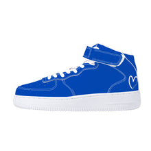 Load image into Gallery viewer, Ti Amo I love you - Exclusive Brand - Absolute Zero Blue - High Top Unisex Sneakers
