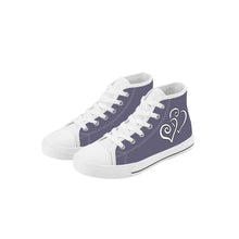 Load image into Gallery viewer, Ti Amo I love you - Exclusive Brand - Dolphin - Kids High Top Canvas Shoes
