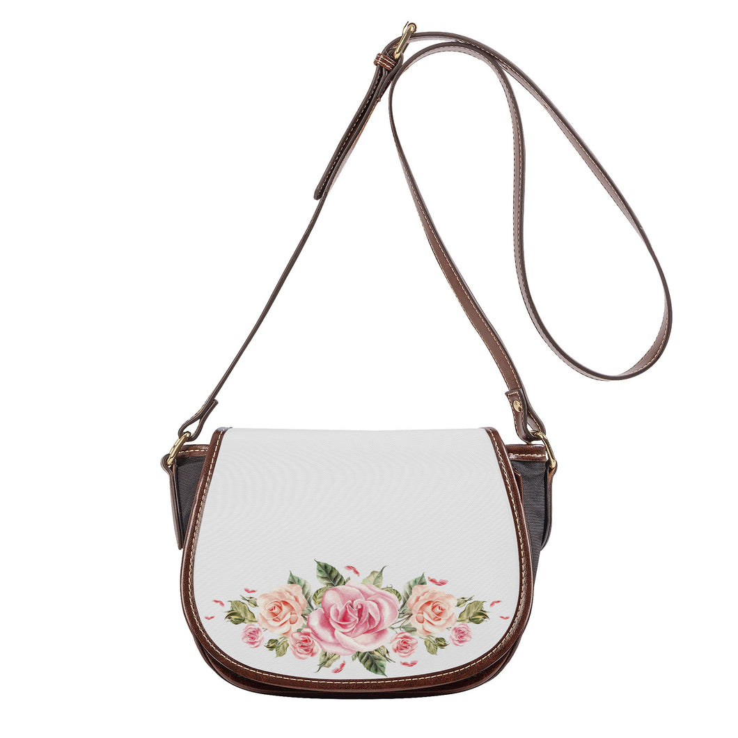 Ti Amo I love you - Exclusive Brand - Concrete - Roses - Saddle Bag