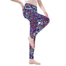 Load image into Gallery viewer, Ti Amo I love you - Exclusive Brand - Multicolor Kaleidoscope - Yoga Leggings
