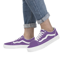 Load image into Gallery viewer, Ti Amo I love you - Exclusive Brand - Dusty Purple - Low Top Flat Sneaker
