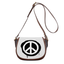 Load image into Gallery viewer, Ti Amo I love you - Exclusive Brand - Concrete - Peace Sign - Saddle Bag
