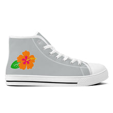 Load image into Gallery viewer, Ti Amo I love you Exclusive Brand - High - Top Canvas Shoes - White Soles
