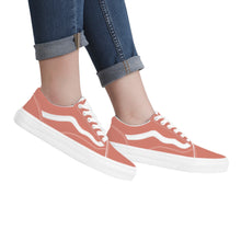 Load image into Gallery viewer, Ti Amo I love you - Exclusive Brand - Dark Peach - Low Top Flat Sneaker
