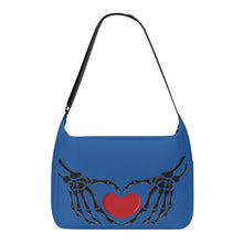 Load image into Gallery viewer, Ti Amo I love you - Exclusive Brand - Matisse - Skeleton Heart Hands  -  Journey Computer Shoulder Bag
