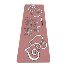 Load image into Gallery viewer, Ti Amo I love you - Exclusive Brand - Old Rose - Yoga Mat
