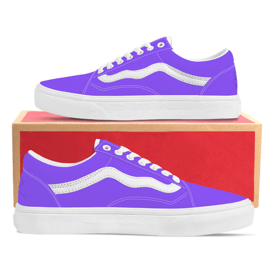 Ti Amo I love you - Exclusive Brand - Light Purple - Low Top Flat Sneaker