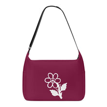 Load image into Gallery viewer, Ti Amo I love you - Exclusive Brand - Claret Red - White Daisy -  Journey Computer Shoulder Bag
