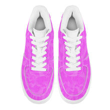 Load image into Gallery viewer, Ti Amo I love you - Exclusive Brand  - Deep Lavender Magenta Camouflage - Low Top Unisex Sneakers
