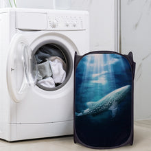 Load image into Gallery viewer, Ti Amo I love you - Exclusive Brand - Whale Shark - Laundry Hamper Black
