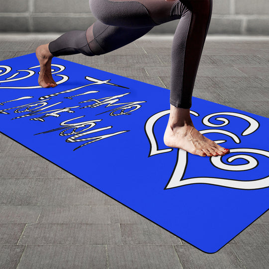 Ti Amo I love you - Exclusive Brand - Blue Blue Eyes - Yoga Mat