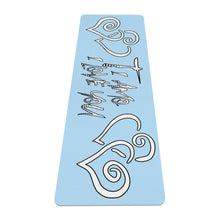 Load image into Gallery viewer, Ti Amo I love you - Exclusive Brand - Regent St Blue - Yoga Mat
