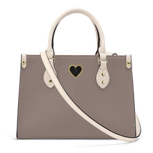 Load image into Gallery viewer, Ti Amo I love you - Exclusive Brand - Pharlap 2 - Luxury Womens PU Tote Bag - Cream Straps
