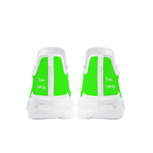 Load image into Gallery viewer, Ti Amo I love you - Exclusive Brand - Florescent Green - White Lettering - Mens / Womens - Flex Control Sneakers- White Soles
