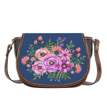 Load image into Gallery viewer, Ti Amo I love you - Exclusive Brand - San Juan - Pink Floral -  Saddle Bag
