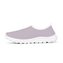 Load image into Gallery viewer, Ti Amo I love you - Exclusive Brand - Pale Slate - Double Purple Heart - Women&#39;s Mesh Running Shoes
