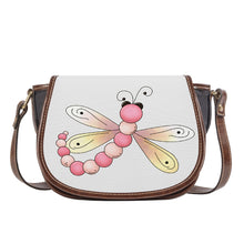 Load image into Gallery viewer, Ti Amo I love you - Exclusive Brand - Concrete - Dragonfly - Saddle Bag
