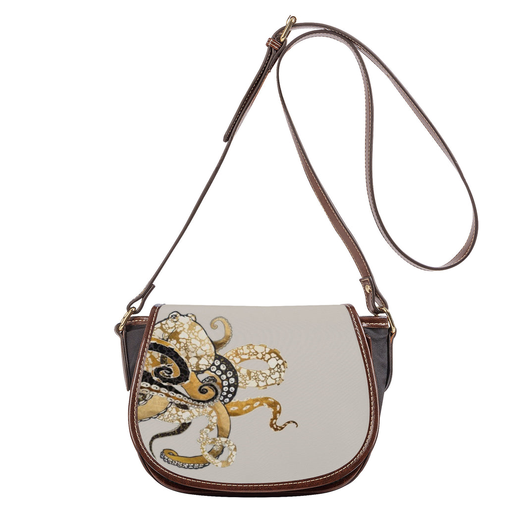 Ti Amo I love you - Exclusive Brand - Swirl - Octopus - Saddle Bag