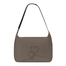 Load image into Gallery viewer, Ti Amo I love you - Exclusive Brand - Pine Cone -  Double Script Heart - Journey Computer Shoulder Bag

