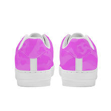 Load image into Gallery viewer, Ti Amo I love you - Exclusive Brand  - Deep Lavender Magenta Camouflage - Low Top Unisex Sneakers
