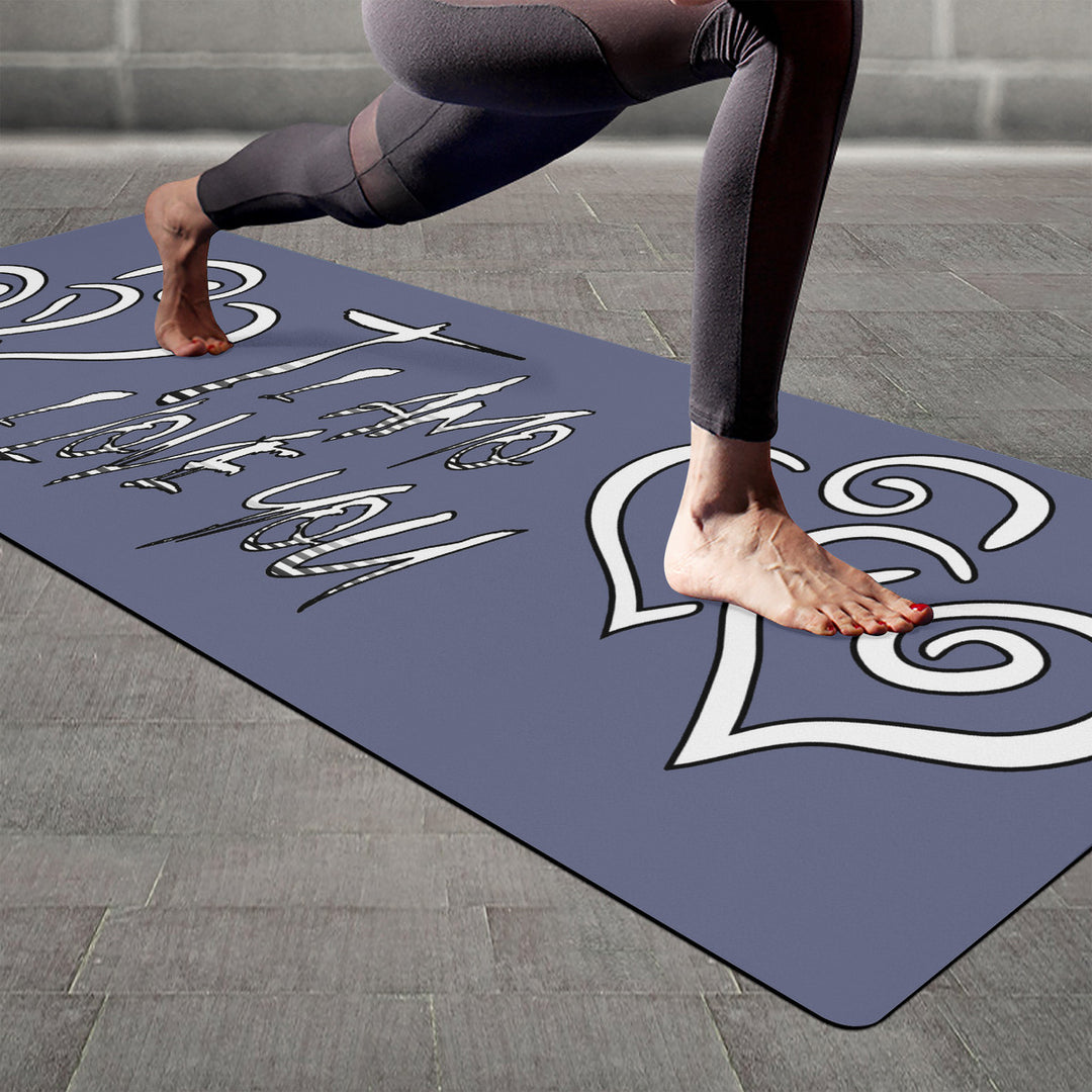 Ti Amo I love you - Exclusive Brand - Jet Grey - Yoga Mat