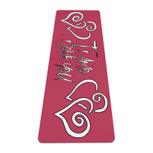 Load image into Gallery viewer, Ti Amo I love you - Exclusive Brand - Viva Magenta - Yoga Mat
