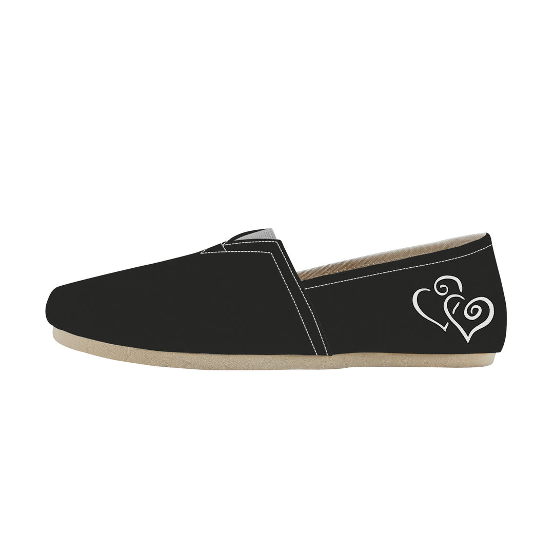 Ti Amo I love you - Exclusive Brand - Tuatara - Double White Heart -  Casual Flat Driving Shoe