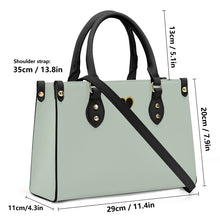 Load image into Gallery viewer, Ti Amo I love you - Exclusive Brand - Green Eyes - Luxury Womens PU Tote Bag - Black Straps
