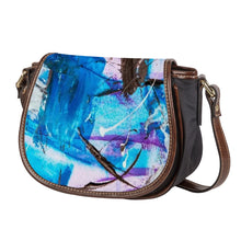 Load image into Gallery viewer, Ti Amo I love you - Exclusive Brand - Abstract - Saddle Bag
