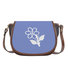 Load image into Gallery viewer, Ti Amo I love you - Exclusive Brand - Mood Mode - White Daisy - Saddle Bag
