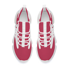 Load image into Gallery viewer, Ti Amo I love you - Exclusive Brand - Viva Magenta - Mens / Womens - Air Max React Sneakers - White Soles
