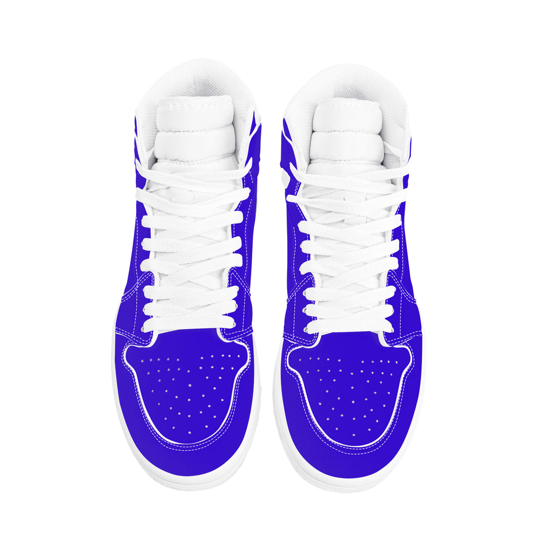 Ti Amo I love you - Exclusive Brand - Violet Blue - High Top Synthetic Leather Sneakers