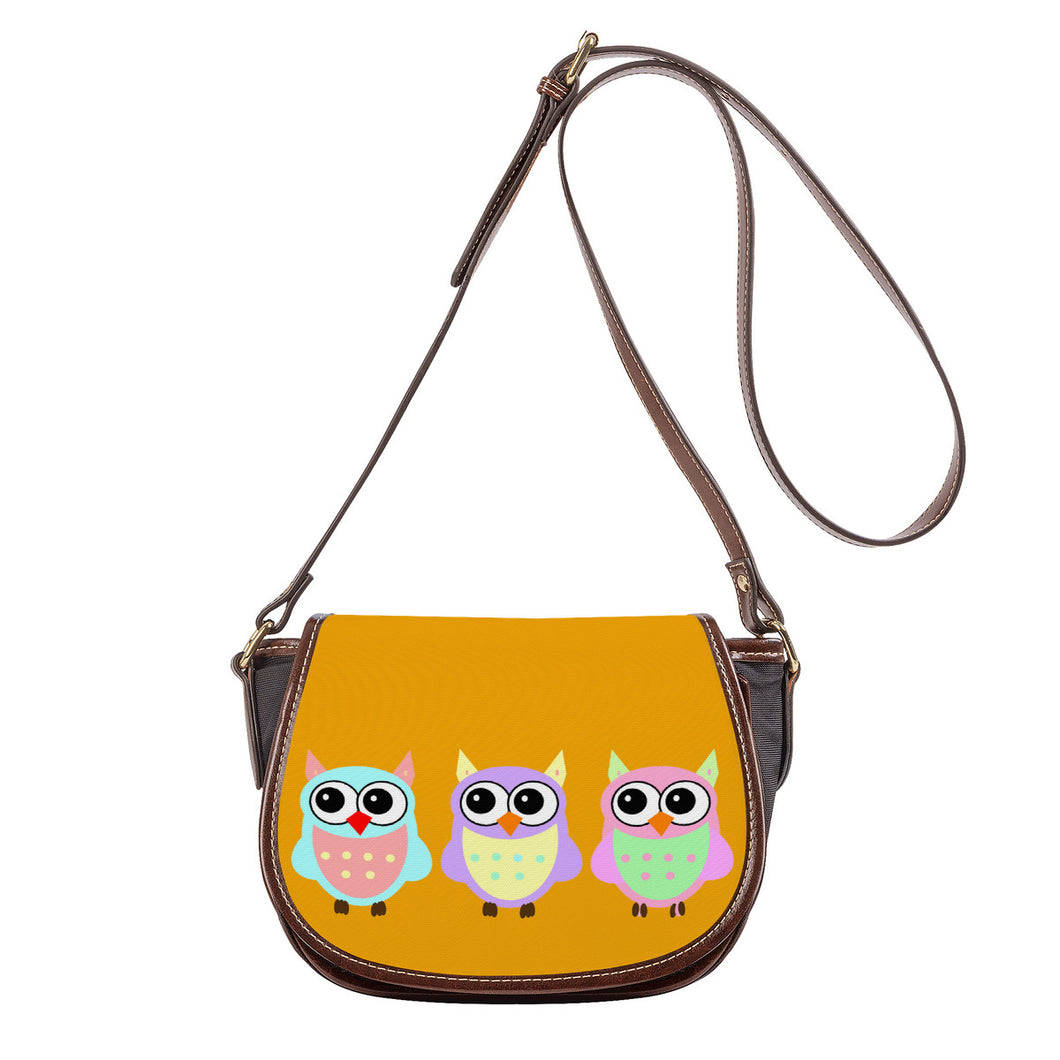 Ti Amo I love you - Exclusive Brand - Orange Peel - 3 Owls -  Saddle Bag