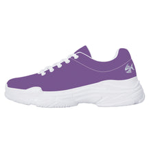 Load image into Gallery viewer, Ti Amo I love you - Exclusive Brand - Dusty Purple - Angry Fish - Chunky Sneakers - White Soles
