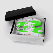 Load image into Gallery viewer, Ti Amo I love you - Exclusive Brand - Florescent Green - Mens / Womens - Air Max React Sneakers - White Soles
