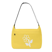 Load image into Gallery viewer, Ti Amo I love you - Exclusive Brand - Mustard Yellow - White Daisy -  Journey Computer Shoulder Bag
