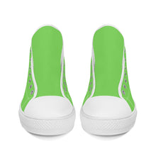 Load image into Gallery viewer, Ti Amo I love you - Exclusive Brand - Pastel Green - High-Top Canvas - White Soles
