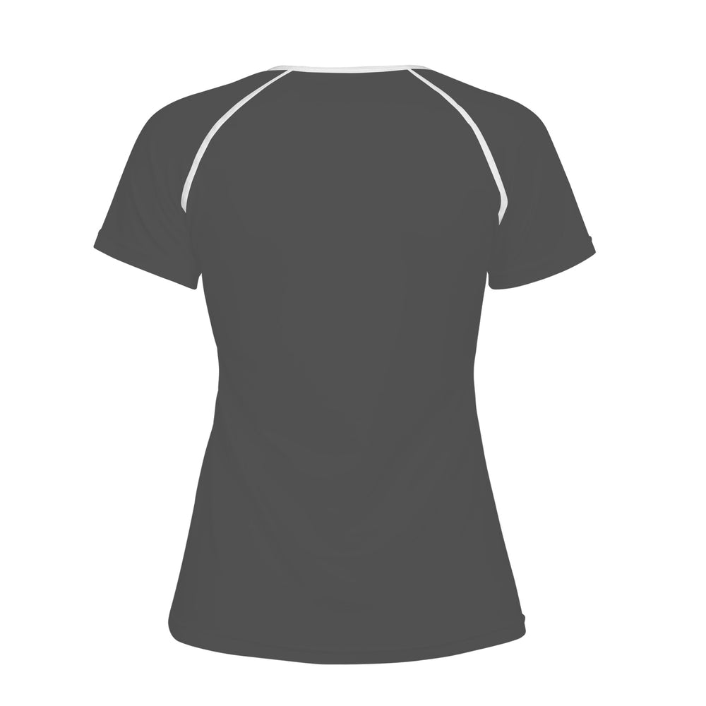 Ti Amo I love you - Exclusive Brand - Davy's Grey - Hawaiian Flower - Women's T shirt - Sizes XS-2XL