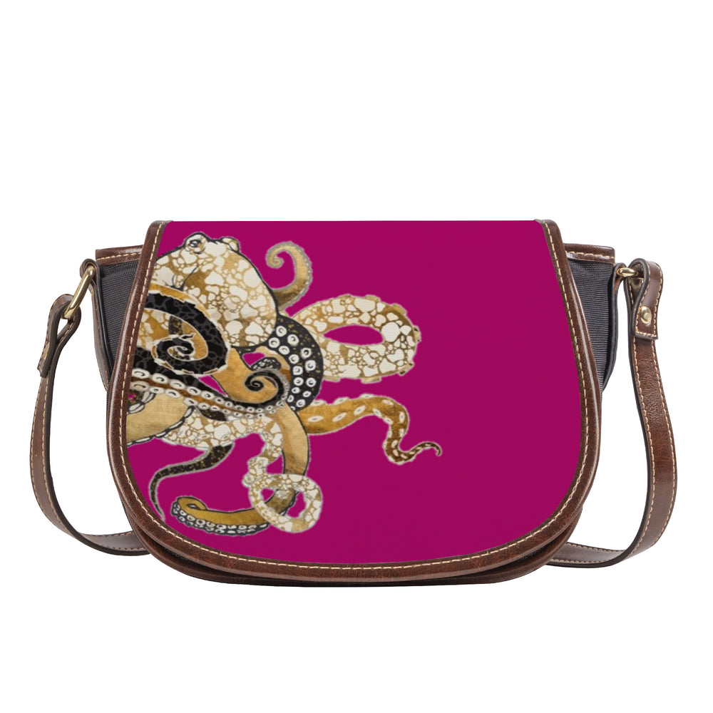 Ti Amo I love you - Exclusive Brand - Lipstick - Octopus - Saddle Bag