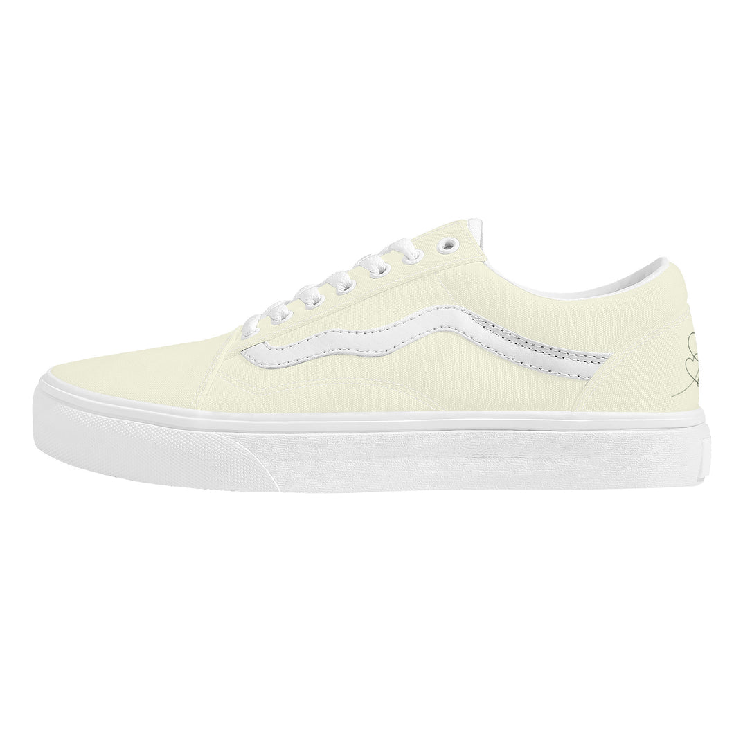 Ti Amo I love you - Exclusive Brand - Ivory - Low Top Flat Sneaker