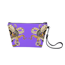 Load image into Gallery viewer, Ti Amo I love you - Exclusive Brand - Heliotrope 3 - Octopi - Sling Cosmetic Bag
