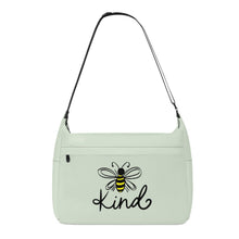 Load image into Gallery viewer, Ti Amo I love you - Exclusive Brand - Periglacial Blue - Bee Kind - Journey Computer Shoulder Bag
