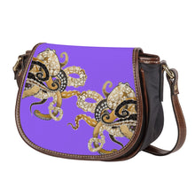 Load image into Gallery viewer, Ti Amo I love you - Exclusive Brand - Heliotrope 3 - Octopi - Saddle Bag
