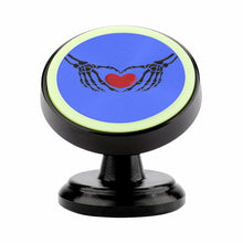 Load image into Gallery viewer, Ti Amo I love you - Exclusive Brand - Neon Blue - Skeleton Hands with Heart -  Magnetic Car Phone Holder
