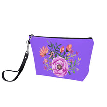 Load image into Gallery viewer, Ti Amo I love you - Exclusive Brand - Heliotrope 3 - Floral - Sling Cosmetic Bag
