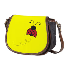 Load image into Gallery viewer, Ti Amo I love you - Exclusive Brand - Yellow - Ladybug - Saddle Bag
